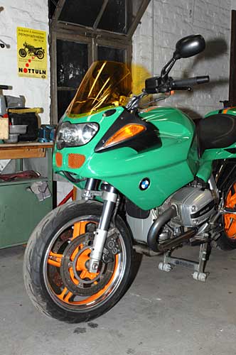 Das fertige Motorrad