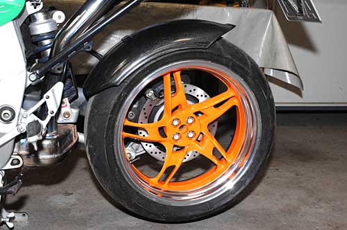 Das fertige Motorrad